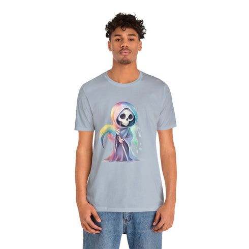 Cute Colorful Reaper - Short Sleeve Tee